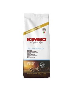 Кофе эспрессо натуральный жареный в зернах без кофеина 500 г Kimbo