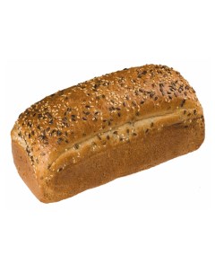 Хлеб АШАН пшеничный с семенами подсолнечника и льна 270 г Ашан красная птица