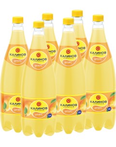 Газированный напиток Дюшес 1 5 л 6 шт в упаковке Калиновъ лимонадъ