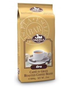 Кофе в зернах oro 1 кг Saquella