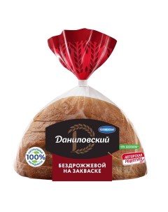 Хлеб Даниловский ржано пшеничный в нарезке 350 г Коломенский