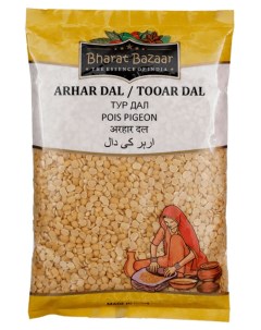 Чечевица желтая Tooar Dal 500 г Bharat bazaar