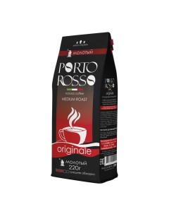 Кофе молотый Originale средняя обжарка пакет 220 г Porto rosso