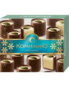 Конфеты фисташка шоколадные с двухслойной начинкой 232 г Komilfo