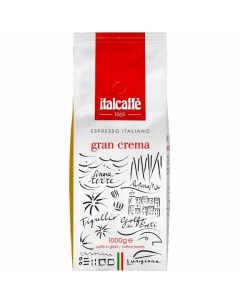 Кофе в зернах Gran Crema 1 кг Italcaffe