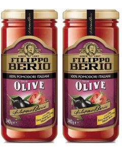Соус томатный с оливками 2 шт х 340 г Filippo berio