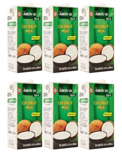 Кокосовое молоко 70 1000 мл 6 штук Aroy-d