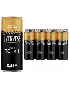 Напиток газированный Тоник 0 33л 12шт Evervess