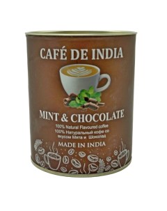 Кофе растворимый со вкусом мяты и шоколада Mint Chocolate 100 г Bharat bazaar