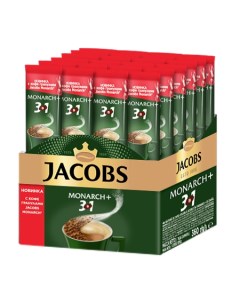 Кофейный напиток Monarch 3в1 растворимый 15 г 24 шт Jacobs