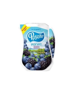 Питьевой йогурт черника ежевика 1 5 БЗМЖ 950 г Фруате