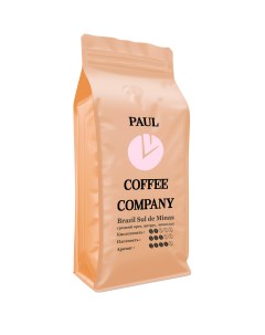 Кофе молотый Бразилия Суль ди Минас Арабика 100 1кг Paul coffee company