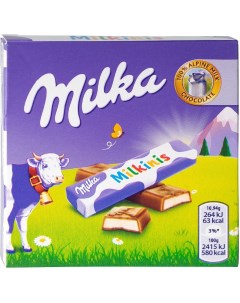 Шоколад Milkinis 43 75 грамм Упаковка 20 шт Milka