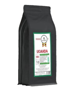 Кофе в зернах натуральный Uganda 1 кг Caffeina