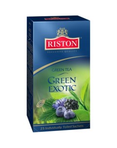 Чай зеленый экзотик 25 пакетиков Riston