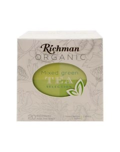 Чай зеленый Mango Peach Oolong Original в пакетиках 2 г х 20 шт Richman