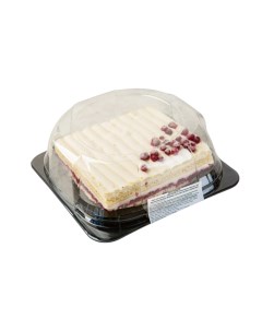 Торт песочный с брусникой и сливочным кремом замороженный 450 г Вкусвилл