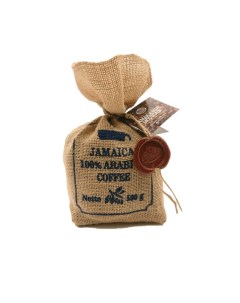 Кофе в подарочном мешочке 100 Ямайка Блю Маунтин средняя обжарка 500 гр Rokka