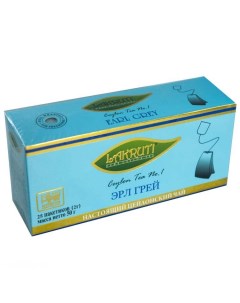 Чай Лакрути Эрл Грей 25 пакетиков Lakruti