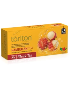 Чай черный рамбутан Tarlton