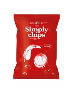 Чипсы картофельные острый томат 80 г Simply chips