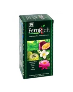 Чай FemRich Ассорти Зеленый с добавками пакетированный 25 х2 г Femrich