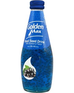 Напиток со вкусом Черники и семенами базилика 300г Golden max