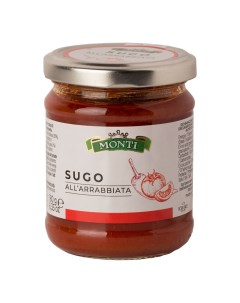 Соус Арраббиата томатный для спагетти и пасты 180 г Monti