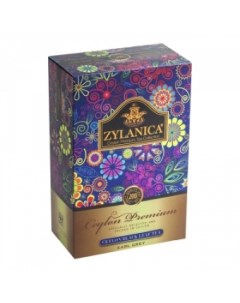 Чай черный листовой ceylon premium collection бергамот FBOP 200 г Zylanica