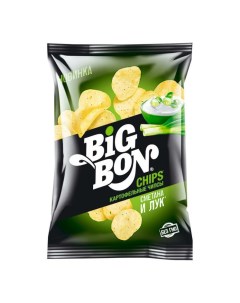 Чипсы картофельные Big Bon 75 г в ассортименте Bigbon