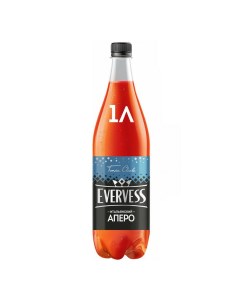 Газированный напиток Итальянский Аперо со вкусом апельсина сильногазированный 1 л Evervess