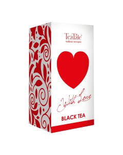 Чай черный With Love Heart листовой 70 г Teatale