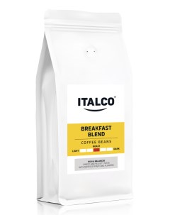 Кофе натуральный Breakfast blend зерновой жареный 1 кг Italco