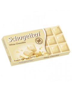 Шоколад White Chocolate Белый 100 грамм Упаковка 15 шт Schogetten