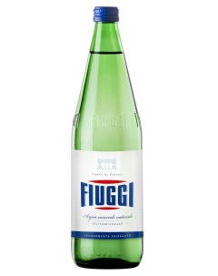 Вода минеральная Фьюджи газированная СТЕКЛО 1 л 6 штук Fiuggi