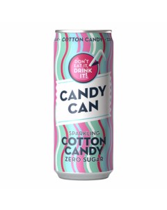 Газированный напиток Cotton Candy сильногазированный 0 33 л Candy can