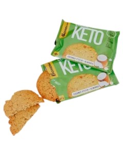 Печенье Keto со вкусом кокосового птифура и миндаля 40 г Bombbar