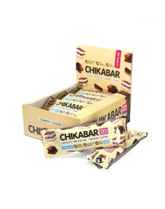 Батончик CHIKABAR с начинкой в молочном шоколаде 12шт по 60г Bombbar