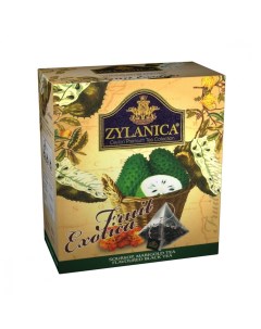Чай Fruit Exotica черный с саусепом и лепестками календулы 20 пирамидок Zylanica