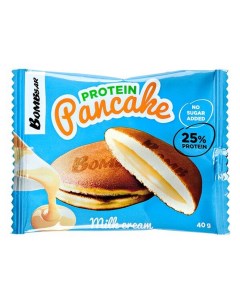 Печенье протеиновое Pancake Protein Молочный крем 40 г Bombbar