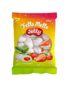 Маршмеллоу Jelly с начинкой клубника 55 г Fello mello