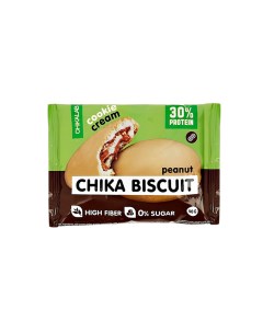 Печенье протеиновое Bombbar Chika Biscuit вкус арахис 3 шт х 50 г Chikalab