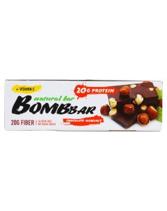 Протеиновые батончики 20 шт вкус шоколад фундук Bombbar