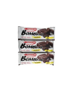 Батончик Protein 3 60 г 3 шт двойной шоколад Bombbar