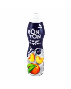 Йогурт питьевой с персиком 1 5 250 г Bon ton