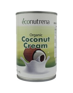Кокосовые сливки жирность 22 400 мл Econutrena
