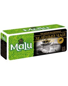 Чай зелёный China листовой 25 пакетиков Malu