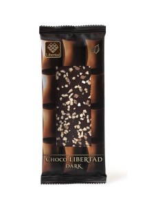 Шоколад темный с жареным миндалем 80 г х 2 шт Libertad