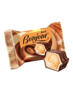 Конфеты шоколадные Konti с кремовой начинкой Bonjour