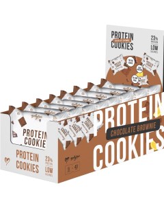 Протеиновое печенье Protein Cookies Шоколадный брауни 9шт по 40г Bootybar